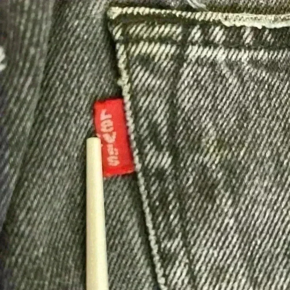 Unisex Original Levi’s 501 Black Denim Jeans  5 Pocket Design 36x30 - Picture 9 of 13
